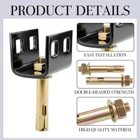 4 Pack Mobile Home Concrete Slab Anchors Kit - Heavy Duty Expansion Bolt Anchors for Manufactured Housing, Secure and Stable Mounting on Existing Concrete Slabs in Kuwait