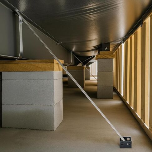 4 Pack Mobile Home Concrete Slab Anchors Kit - Heavy Duty Expansion Bolt Anchors for Manufactured Housing, Secure and Stable Mounting on Existing Concrete Slabs in Kuwait