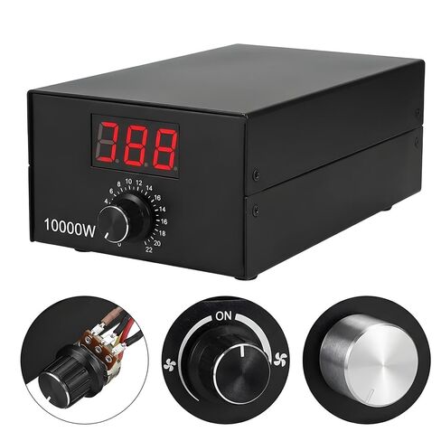 12 pcs Lamp Switch Knob Replacement Set, Lamp Turn Knob 6mm Shaft Hole, 17x15mm Black & Silver Rotary Dimmer Switch Knobs for Table & Floor Lamps Lights in Kuwait