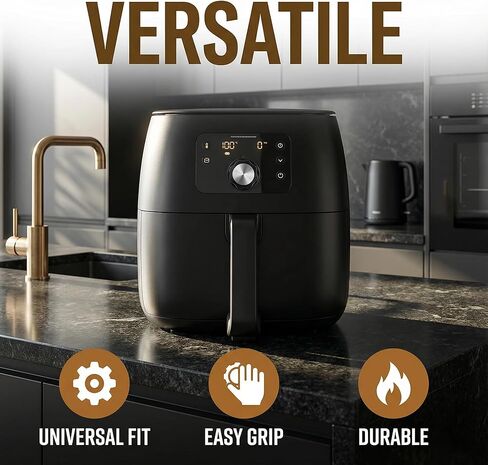 Replacement Knob for Air Fryer Parts : Universal Fryer Accessories Compatible with Stove Kitchen Appliance Control Knob for Home Cooking in Saudi Arabia