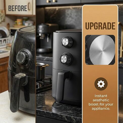 Replacement Knob for Air Fryer Parts : Universal Fryer Accessories Compatible with Stove Kitchen Appliance Control Knob for Home Cooking in Saudi Arabia