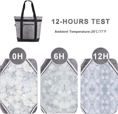 BeeGreen Insulated Cooler Bag Leakproof Freezer Shopping Tote for Groceries Heavy Duty Thermal Food Delivery Bag in Kuwait