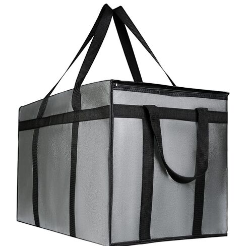 musbus 4-Pack insulated trunk organizer car cooler bag Food Insulated Grocery shopping bags, Black, reusable,zipper,foldable,tote,cold,for adult,for foodland, in Saudi Arabia