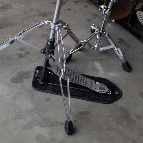 Gruv Gear NanoMat Extension Mat – Compact Drum Rug/Drum Mat, Non-Slip Carpet For Drummers, Foldable Rug for Kick & Hi-Hat Pedals. Works Great For Keyboard Pedals - Black in Kuwait