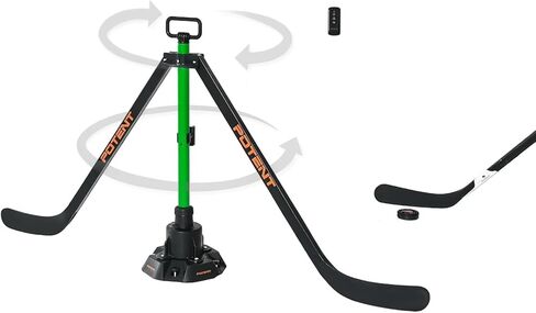 Potent Spin Defender Hockey Stickhandling Trainer – Smart Rotating Defense System with Dual-Speed Motor, Remote Control & Adjustable Arms for Reaction Training, Puck Control & Defensive Awareness in Kuwait