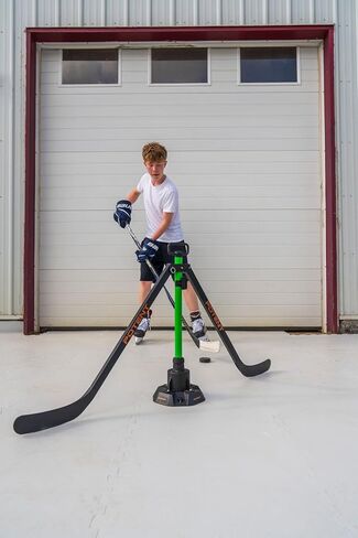 Potent Spin Defender Hockey Stickhandling Trainer – Smart Rotating Defense System with Dual-Speed Motor, Remote Control & Adjustable Arms for Reaction Training, Puck Control & Defensive Awareness in Kuwait