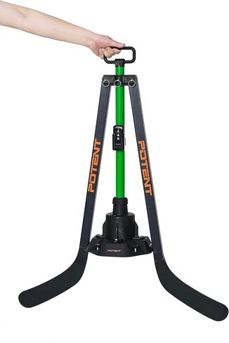 Potent Spin Defender Hockey Stickhandling Trainer – Smart Rotating Defense System with Dual-Speed Motor, Remote Control & Adjustable Arms for Reaction Training, Puck Control & Defensive Awareness in Kuwait