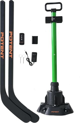 Potent Spin Defender Hockey Stickhandling Trainer – Smart Rotating Defense System with Dual-Speed Motor, Remote Control & Adjustable Arms for Reaction Training, Puck Control & Defensive Awareness in Kuwait