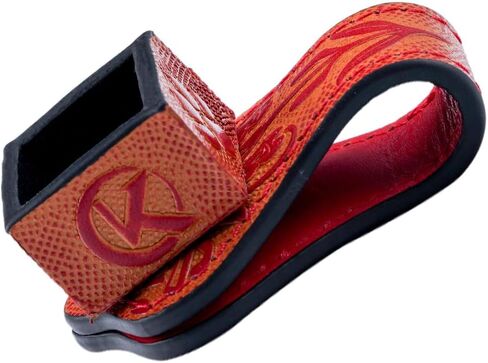 KONLLEN Leather Engraved Chalk Holder Magnetic Vegetable Tanned Leather Pool Cue Snooker Silent Billiard Accessories in Kuwait