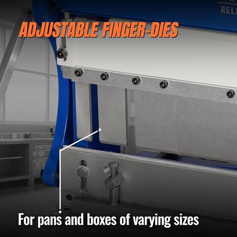 40-inch 3-in-1 Pan and Box Brake – Slip Roll, Shear, Bending Machine for Sheet Metal, 20 Gauge Mild Steel, Adjustable Fingers, Heavy Duty, Metalworking, Fabrication, Rolling, Bending, Model MMCB4020 in Kuwait