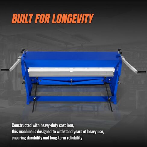 40-inch 3-in-1 Pan and Box Brake – Slip Roll, Shear, Bending Machine for Sheet Metal, 20 Gauge Mild Steel, Adjustable Fingers, Heavy Duty, Metalworking, Fabrication, Rolling, Bending, Model MMCB4020 in Kuwait