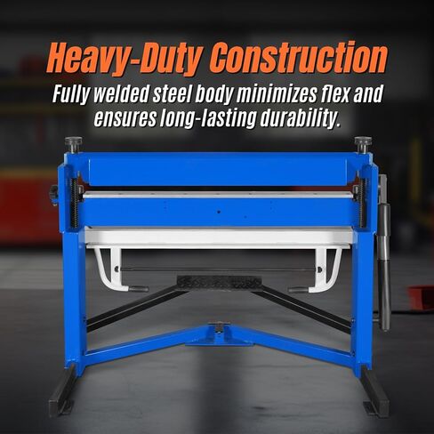 50-Inch Foot Clamp Pan and Box Brake, Industrial Heavy Duty Sheet Metal Folding Machine, 0–135° Bending Angle, 1.9" Clamping Lift, 2" Box Depth, Model PB2A5014 in Kuwait