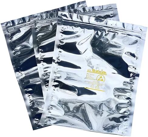 Staticide MIZ610 أكياس حماية ثابتة قابلة للإغلاق، 6 بوصة × 10 بوصة، 2.8 مل، 100 لكل عبوة in Kuwait