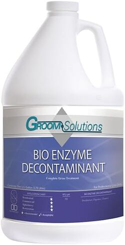 Groom Soultions Bio Enzyme Decontaminant, Complete Urine Treatment for Carpet and Upholstery, 1 Gallon in Saudi Arabia