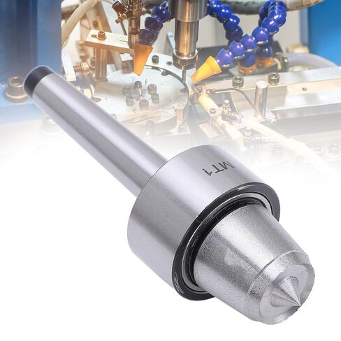 Lathe Live Center, MT1 Woodworking Live Tailstock Center Stainless Steel CNC Long Spindle Lathe Tool in Saudi Arabia