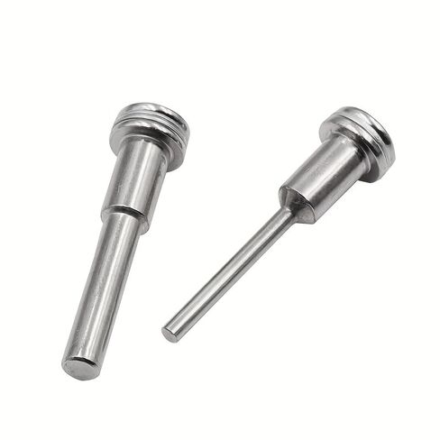 10PCS High-Speed Steel Cutting Disc Mandrel Durable Precision Shaft for Rotary Tools and Electric Grinders Metal Wood Plastic, 3.17x48mm in Saudi Arabia