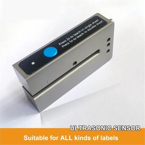 Ultrasonic Label Sensor Clear Label Detection S-2300NP FC-2300 Suitable All Labels. NPN+PNP Double Sheet Detection(M8 4pin Cable 2M) in Saudi Arabia