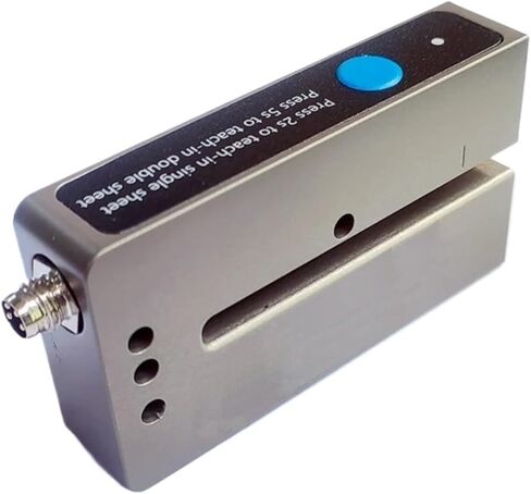 Ultrasonic Label Sensor Clear Label Detection S-2300NP FC-2300 Suitable All Labels. NPN+PNP Double Sheet Detection(M8 4pin Cable 2M) in Saudi Arabia