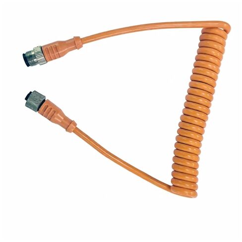 M8 M12 4-PINS Female Male Sensors Connecting Cable, Spring Type, Female to Male Changed 2M Length Standard ODM Supported(M8-4PINS 2M) in Saudi Arabia