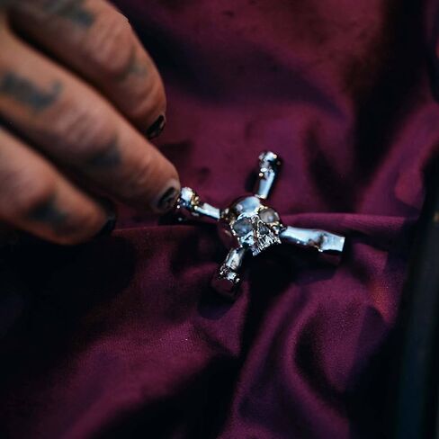 Buster and Punch Skull Drum Key Travis Barker Necklace in Saudi Arabia