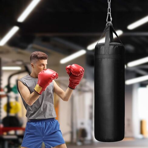 SELEWARE Heavy Duty Stainless Steel Punching Bag Chain, 1000LB Heavy Bag Hanging Chain with Carabiners, Extension Chain for Boxing Bags, Hammocks, Swings, Yoga Trapeze & Hanging Chairs in Kuwait