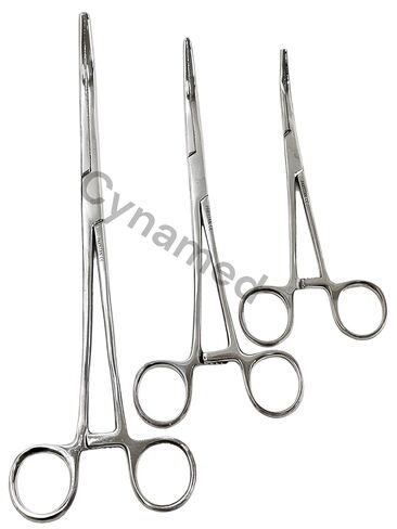 Cynamed Set of 3 Piece -Ultimate Hemostat Set Pean Hemostat Forceps Curved 6",8",10" in Kuwait