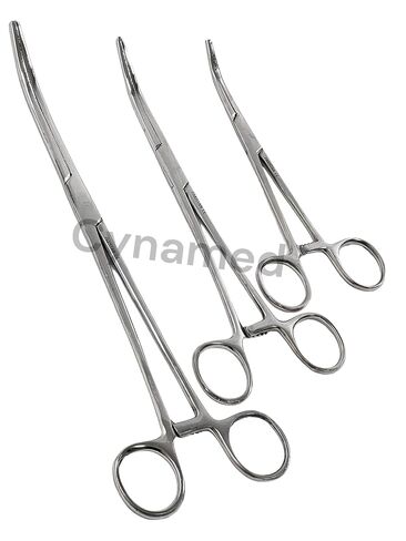 Cynamed Set of 3 Piece -Ultimate Hemostat Set Pean Hemostat Forceps Curved 6",8",10" in Kuwait