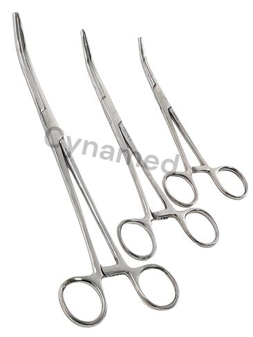 Cynamed Set of 3 Piece -Ultimate Hemostat Set Pean Hemostat Forceps Curved 6",8",10" in Kuwait