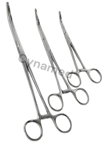 Cynamed Set of 3 Piece -Ultimate Hemostat Set Pean Hemostat Forceps Curved 6",8",10" in Kuwait