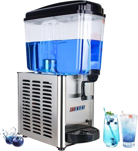 موزع المشروبات التجارية، 36 لتر (9.5 جالون) آلة مشروبات العصير المبردة، مبرد الشاي المثلج البارد من الفولاذ المقاوم للصدأ للمطعم، البار، البوفيه in Kuwait