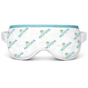 NOVEHA Express Warm Compress Individual Eye Mask | Moist Hot Technology for Sensitive Dry Eyes - Relieves Stye & Pink Eye - Reusable Heat Water Treatment for Irritated Eyes and Eyelid Lumps in Kuwait