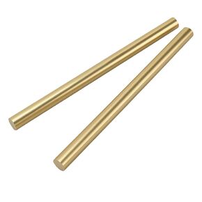 SOUJAP 2 PCS 3/4 inch Brass Rod, 11.8 inch Round Brass Bar Stock for DIY Craft, Industry, Model Making in Kuwait
