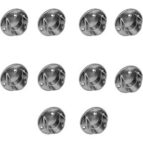 10 قطعة Chrorne Finish 1-1/4 "أنابيب U شفة نصف مستديرة حواف الحائط تركيبات البيع بالتجزئة in Kuwait