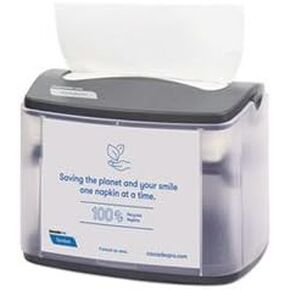 Cascades PRO Tandem Tabletop Napkin Dispenser, 6.1 X 8.16 X 6.3, Gray, 4/carton in Kuwait