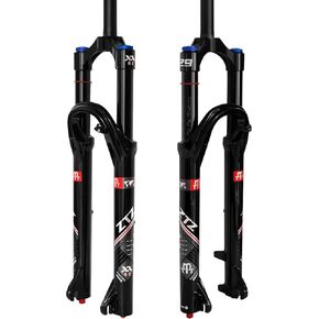 ZTZ 26/27.5/29 inch MTB Air Suspension Fork, Upgraded 34mm Stanchions & 140mm Travel, Rebound Adjust, Straight Steerer, 9x100mm QR, Manual Lockout Front Fork for XC AM Mountain Bike in Kuwait