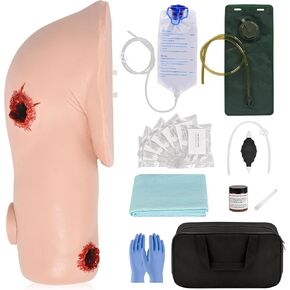 Wound Packing Arm Trainer, Bullet Wound Hemorrhage Control Simulator, Stop The Bleed Training Kit for Hemostasis Training, Shoulder Tourniquet Trainer for Medical Education in Kuwait