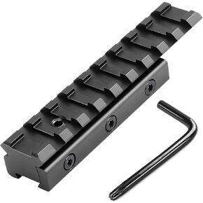 11mm Dovetail to 21mm Upgraded Build-in Locking Screws Picatinny Rail Low Profile Scope Mount Converter Base 3/8" to 7/8" Converter in Kuwait