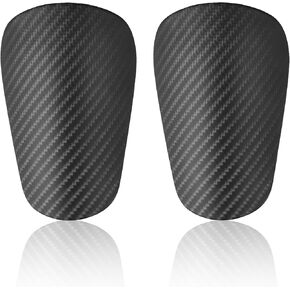 1 Pair Mini Shin Guards Soccer, Lightweight Small Shin Pads, for Youth & Adults, Mini Shinguards for Indoor Outdoor Football Soccer Training Protective Equipment (Black) in Kuwait
