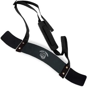 Arm Blaster for Biceps & Triceps, Heavy Duty Aluminum with Thick Neoprene Padding for Neck Support, Adjustable Straps for Weightlifting & Bodybuilding, Portable Arm Workout Equipment in Kuwait