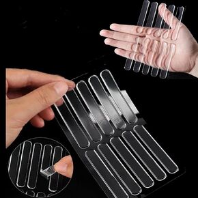 Door Slam Stopper Preventer 50Pcs,No Trace Self Adhesive Cabinet Door Bumper,Rubber Bumper Stripes,Sound Dampening Buffer Pads for Wall Protector Furniture Refrigerator Door Cabinet Glass in Kuwait