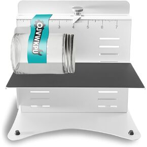 أداة وضع الملصقات الدقيقة للبرطمانات والزجاجات وأوعية الشموع، أداة وضع الملصقات اليدوية للحاويات مقاس 0.5-5 بوصة، أداة وضع العلامات الاحترافية للشركات الصغيرة والمنتجات المصنوعة يدويًا in Kuwait