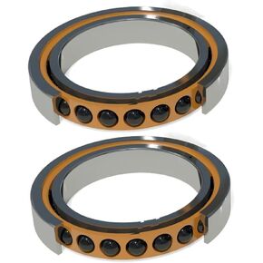 1pair 7008 H7008C 40x68x15 SI3N4 Ceramic Ball Angular Contact Bearings Spindle Bearings in Saudi Arabia