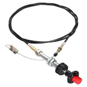 VCGTX10 10FT Heavy Duty Vernier Locking Throttle Cable Compatible with Household Industrial and Commercial PTO and Dump Applications, with Detachable Cable Head in Kuwait