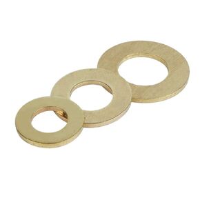 Flat Washers,Bolt Repair,50 Pcs Meson Pad Sheet Metal Collar Brass Washer Multiple Sizes(M4) in Kuwait