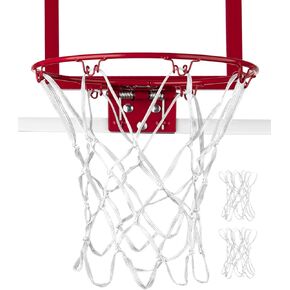Mini Basketball Net Replacement 8 Loops, 2 Pack — Heavy-Duty 12" Nylon, Fits 8"-10.25" Hoops for Indoor Door & Outdoor Play in Kuwait