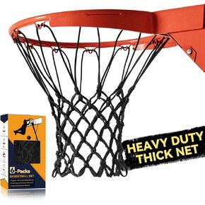 استبدال شبكة كرة السلة الاحترافية عالية الجودة - مضادة للسوط في جميع الأحوال الجوية، تناسب إطارات 12 حلقة قياسية في الداخل أو الخارج، 12 حلقة in Kuwait