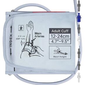 XXXL Blood Pressure Cuff, 9"-26" (22-66CM) Extra Large Cuff Compatible with Omron BP Monitor, Replacement XXX-Large Cuff for Adult Big ARM, with 7 Connectors in Kuwait