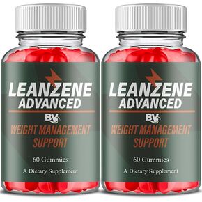 BLUE VIBE LeanZene Advanced Keto ACV Gummies, Lean Zene Advanced Natural Keto Wellness Support Formula Gummies, LeanZene Keto ACV & Overall Health Support Supplement (2 Pack - 120 Gummies) in Kuwait
