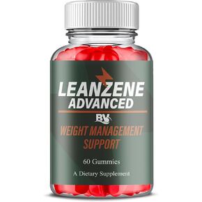 BLUE VIBE Leanzene Advanced Keto ACV Gummies, Lean Zene Advanced Natural Keto Wellness Support Formula Gummies, Leanzene Keto ACV & Overall Health Support Supplement (1 Pack - 60 Gummies) in Kuwait