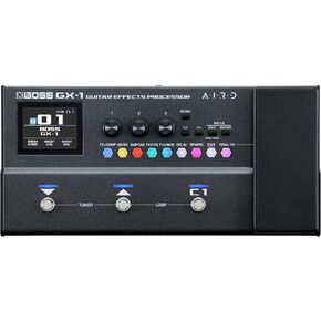 بوس جي اكس-1 | معالج تأثيرات الجيتار المحمول للغاية | مليئة بالمضخمات والمؤثرات المميزة | محرك الصوت AIRD المتميز | مثالية لعازفي الجيتار المبتدئين | اتصال بلوتوث | خيارات طاقة متعددة الاستخدامات in Kuwait